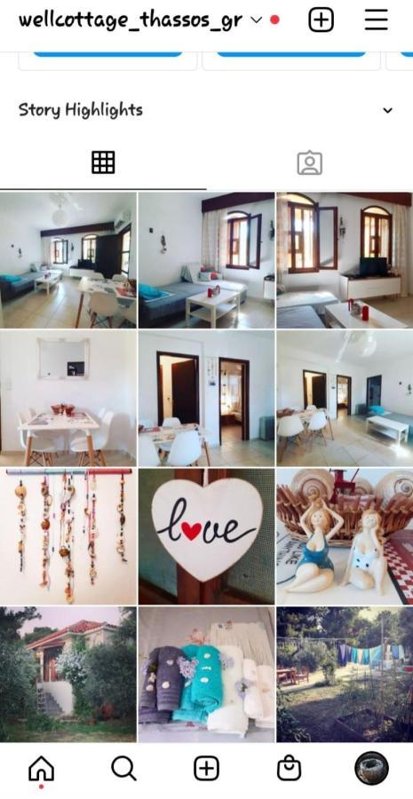 Το Σπίτι Με Το Πηγάδι - Wellcottage Thassos Скала-Каллирахис Экстерьер фото